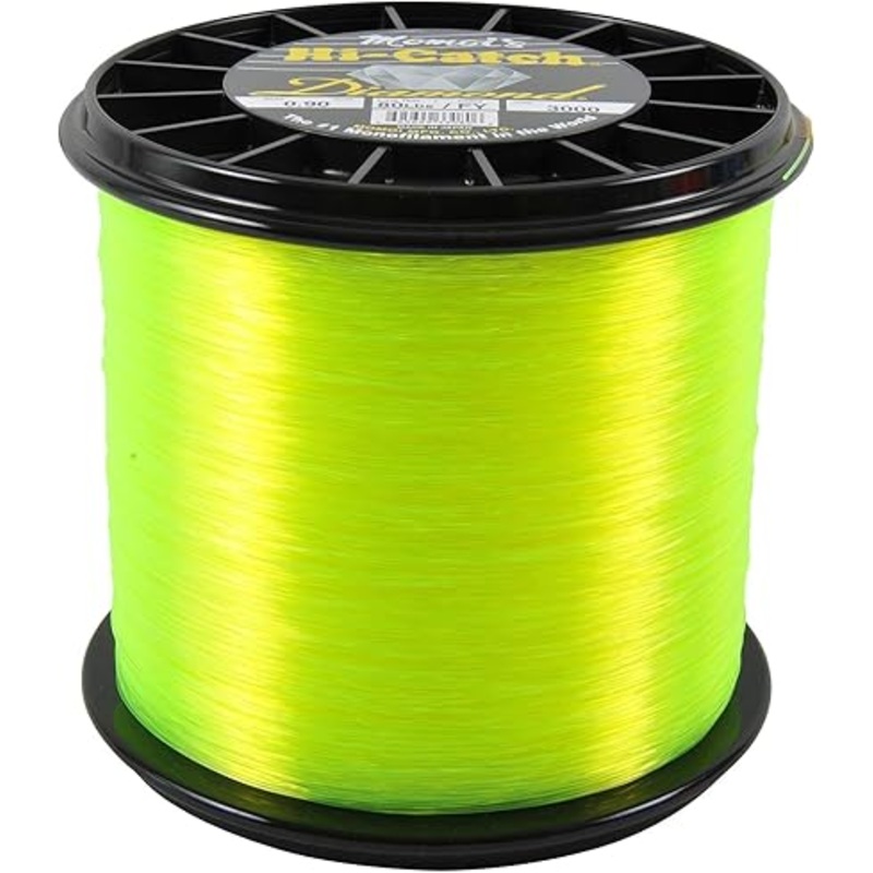 Momoi Hi-Catch Diamond Mono Line 130lb 1000yd Hi-Vis Yellow