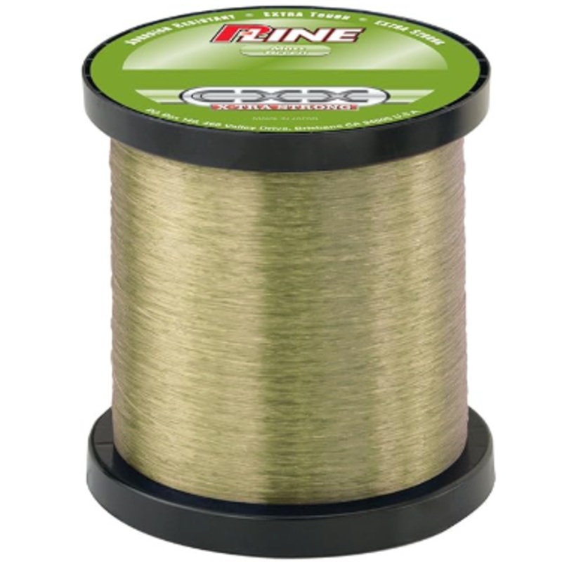 P-Line CXX X-Tra Strong Mono Service Spool 12lb 3000yd Moss