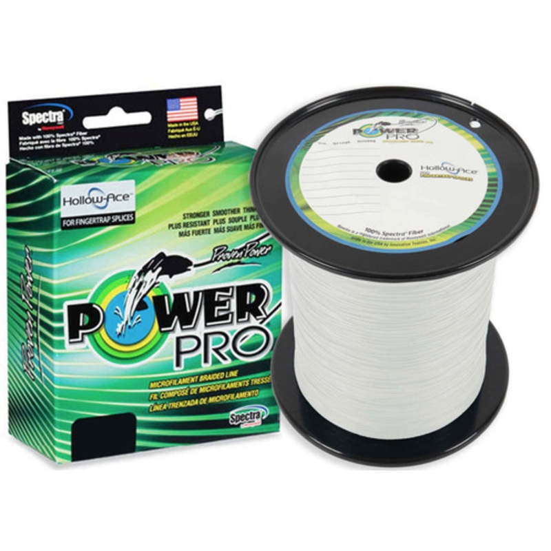 PowerPro Hollow Ace Fishing Line, 200lb, 3000yd, White