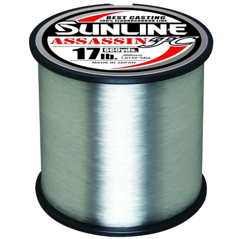 Sunline Assassin FC Fluorocarbon Line 12lb 660yd Clear