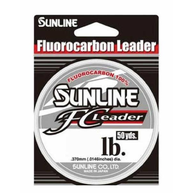 Sunline FC 100% Fluorocarbon Leader, 50yd, Clear Spool