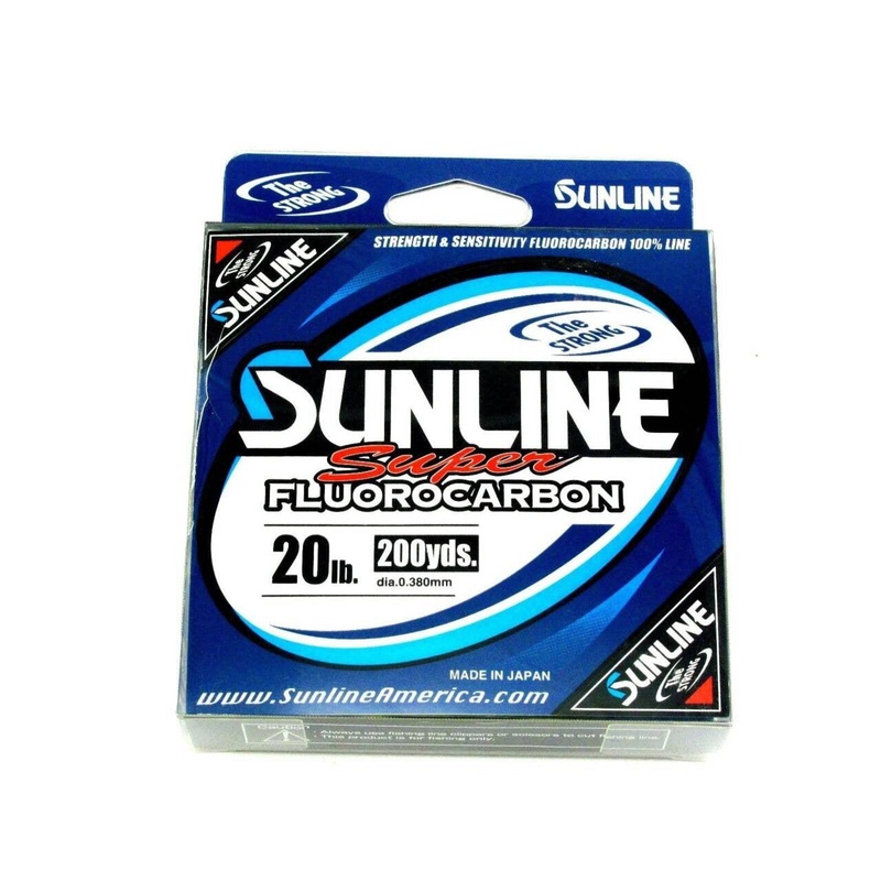 Sunline Super Flurocarbon Fishing Line 20lb 200yd Clear