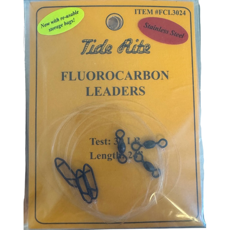 Tide Rite Fluoro Leader With Quick Snap