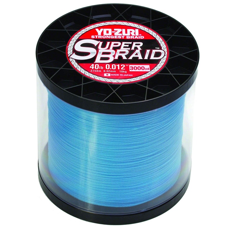 Yo-Zuri SuperBraid Braided Line, 3000yd, Blue