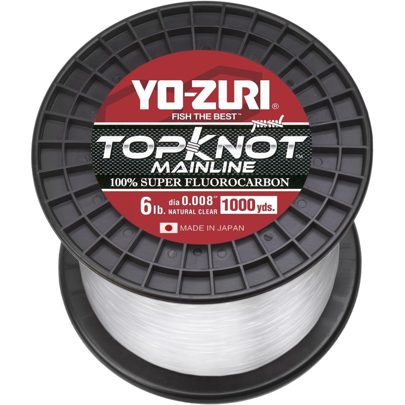 Yo-Zuri SuperBraid Bulk 6lb 1000yd Natural Clear