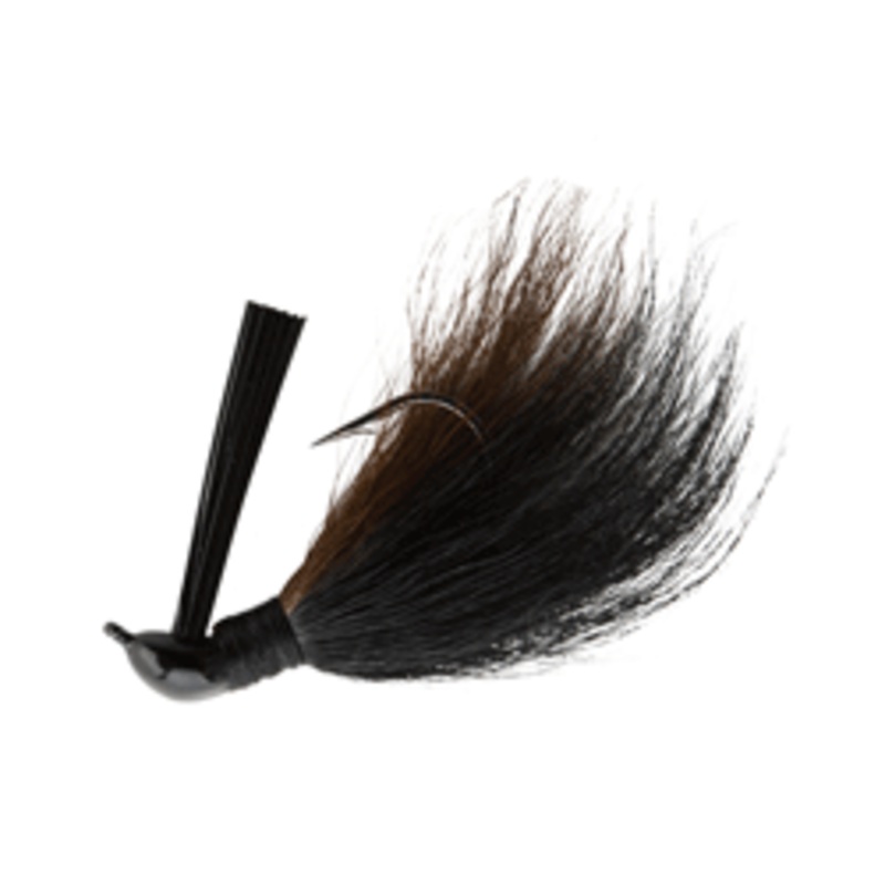 Booyah Bucktail Jig 1/8 Black/Brown