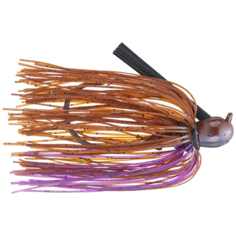 Missile Ike's Mini Flip Jig 1/2 Brown Purple Passion