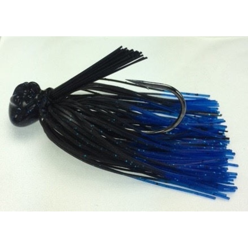 Stanley Stand-Up Football Jig 1/2oz Black/Blue Fire Tip
