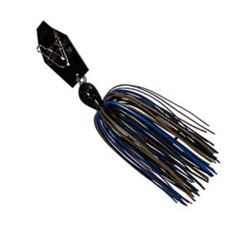 Z-Man Big Blade Chatterbait 1/2oz Black/Blue Candy