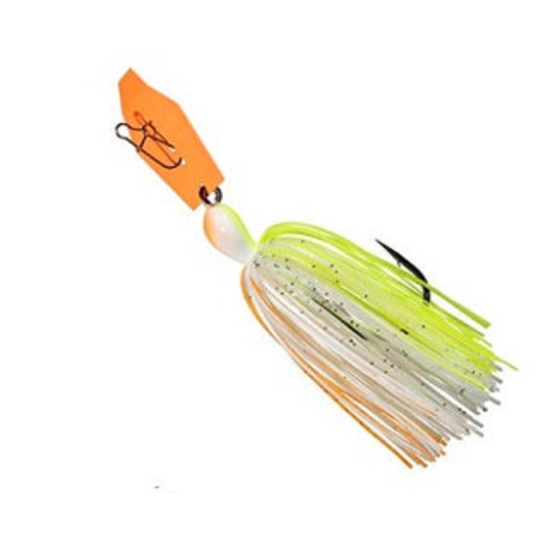 Z-Man Big Blade Chatterbait 1/2oz Chartreuse/White/Orange
