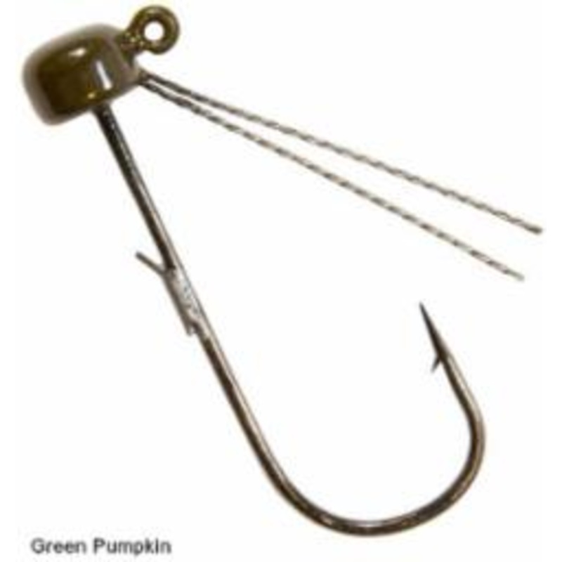 Z-MAN Power Finesse Shroomz Weedless 1/5oz Green Pumpkin 3pk