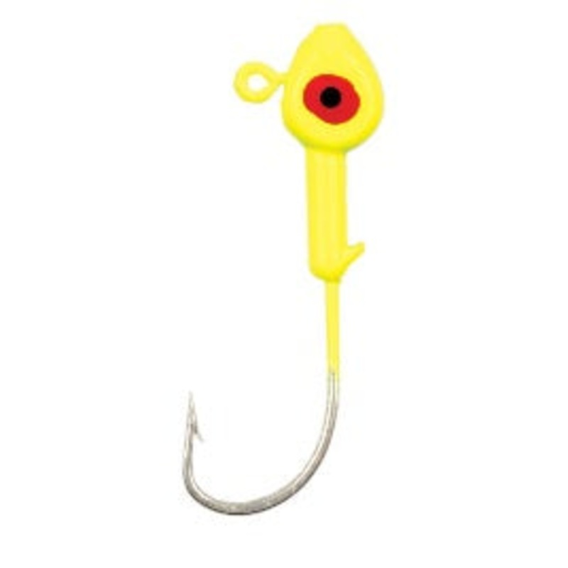 Eagle Claw Eagle Claw Saltwater Fish Head 1/4oz 10ct Chartreuse