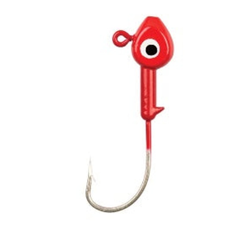 Eagle Claw Eagle Claw Saltwater Fish Head 1/4oz 10ct Red