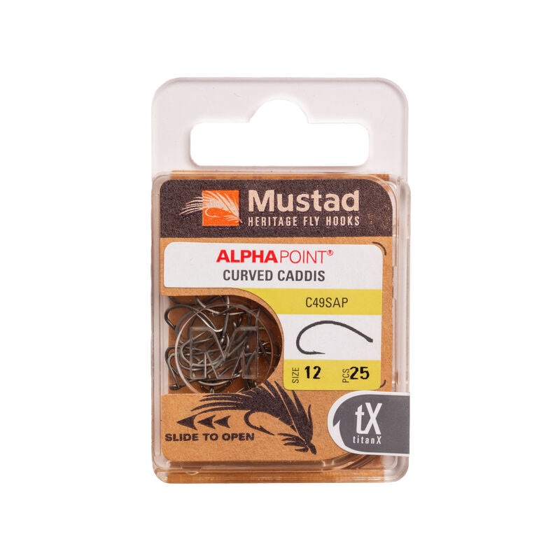 Mustad - Curved Caddis Hook C49SAP