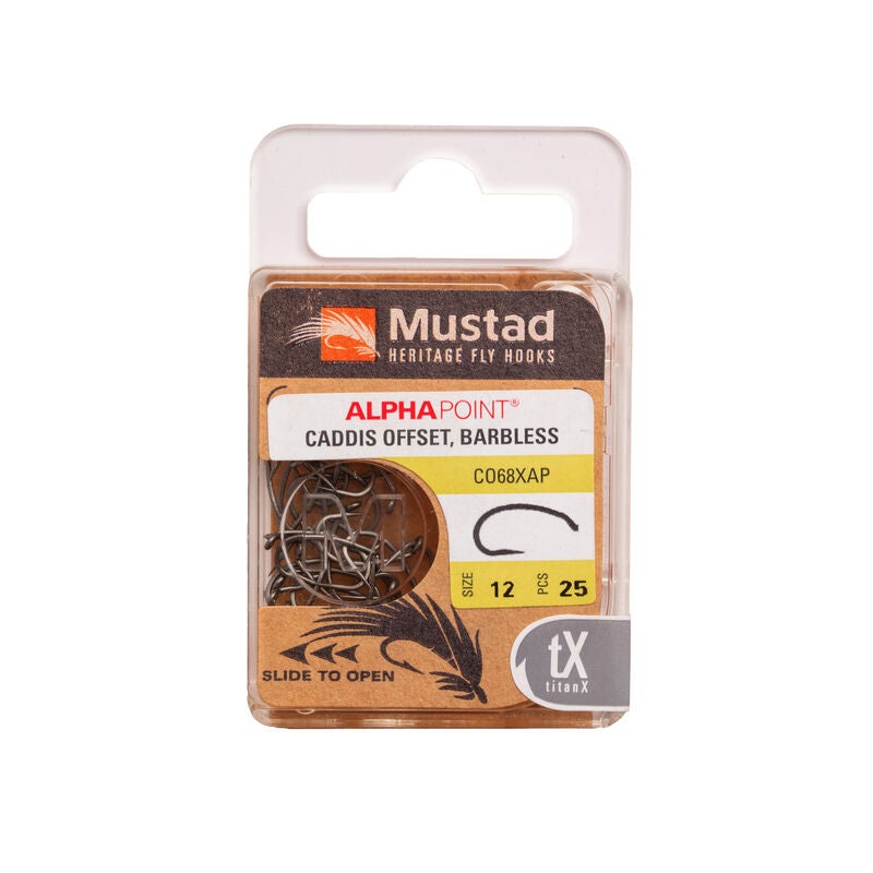 Mustad - Egg/Caddis Offset Barbless Hook CO68XAP