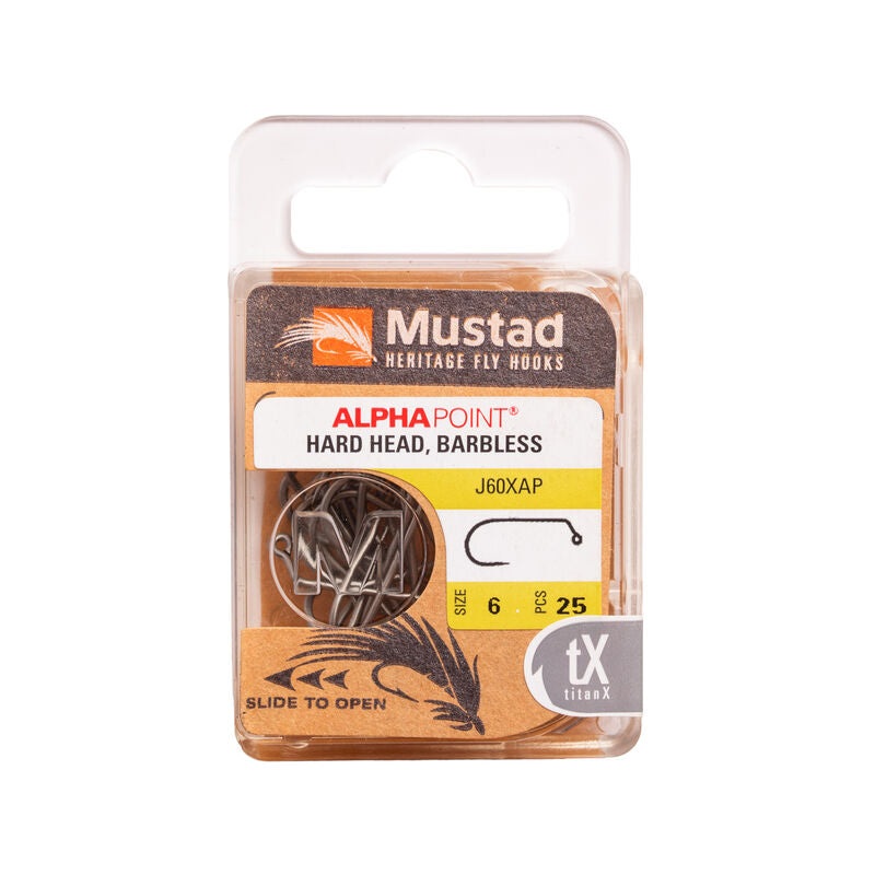 Mustad - Hard Head Barbless Jig Hook J60XAP