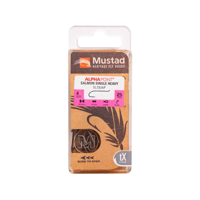 Mustad - Salmon Single Heavy Hook SL73UAP