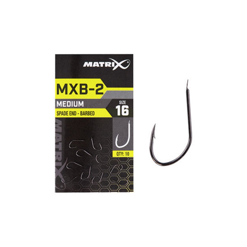 Matrix MXB-2 Medium Spade End Barbed Hooks