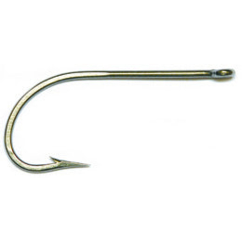Mustad O'Shaughnessy Hook Stainless 100ct  Size 1/0
