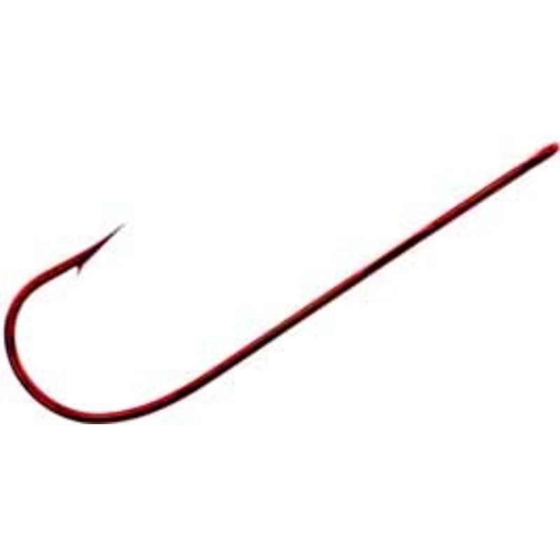 Tru Turn Aberdeen Hook Red Size 1/0 6ct