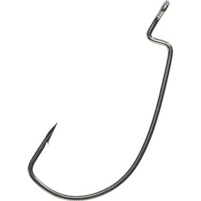 Eagle Claw Trokar Magworm Hook Black 4ct Size 7/0