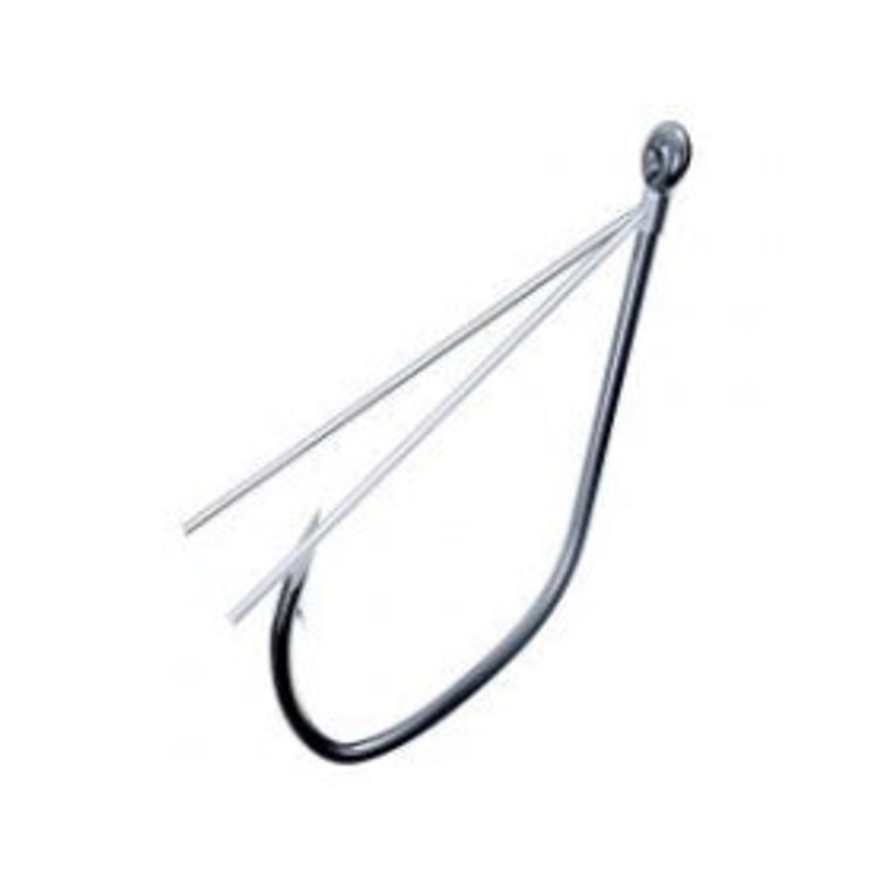 Eagle Claw Trokar Weedless Finesse Hook 6ct Size 1/0