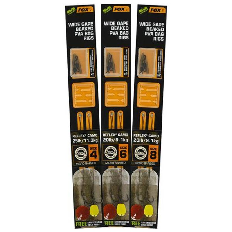 Fox Edges Wide Gape PVA Bag Rigs