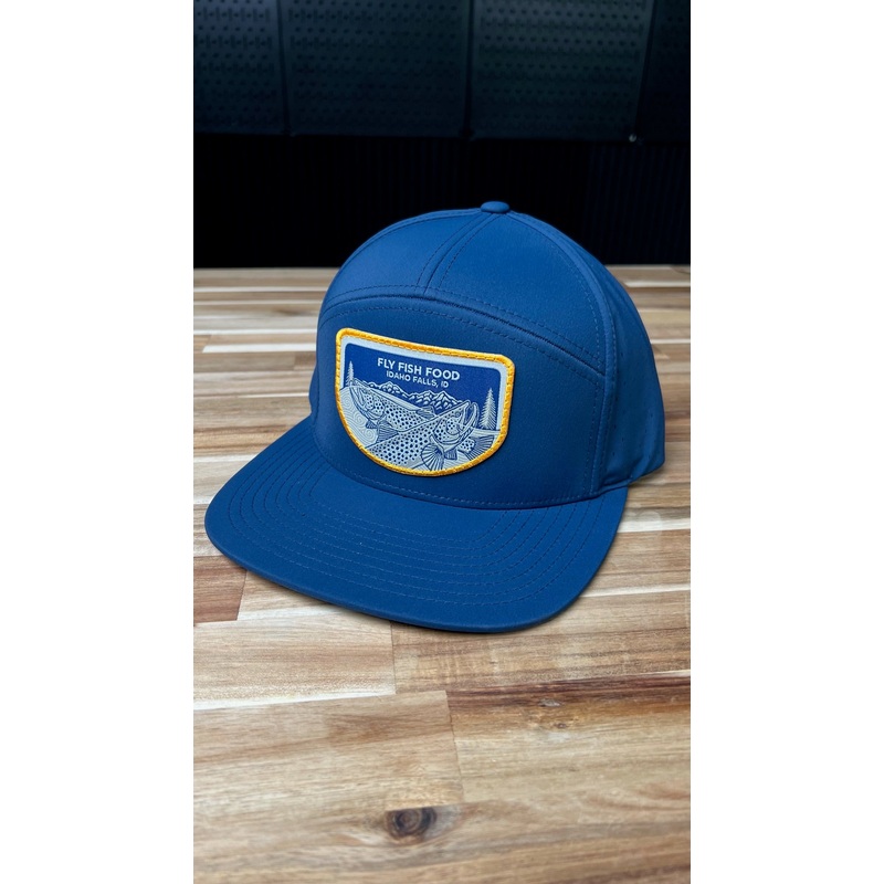 Fly Fish Food & Casey Underwood 7-Panel Hat - Idaho Patch
