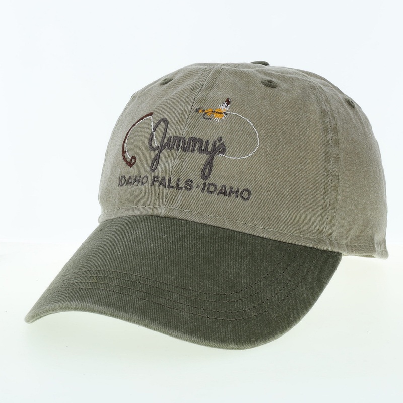 Fly Fish Food Jimmy's Logo Rod & Fly Hat - Khaki/Conifer