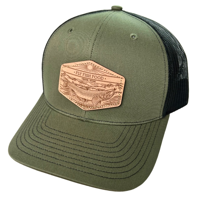 Fly Fish Food Orem, UT & Casey Underwood Hat - Olive