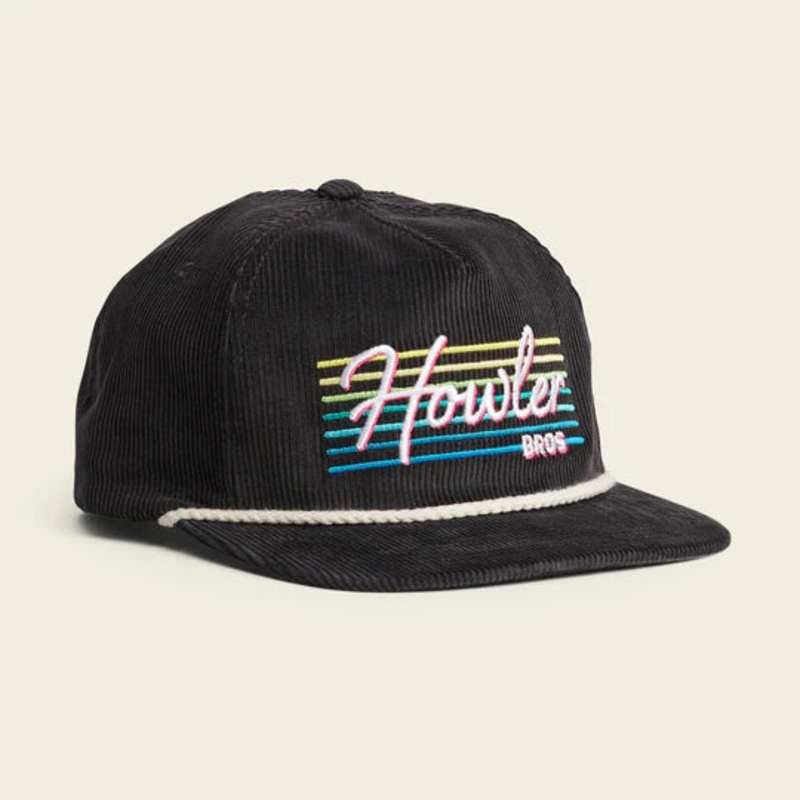 Howler Bros - Beach Club Snapback - Antique Black Corduroy