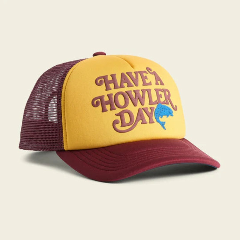 Howler Bros - Have a Howler Day Foam Dome - Gold/Maroon