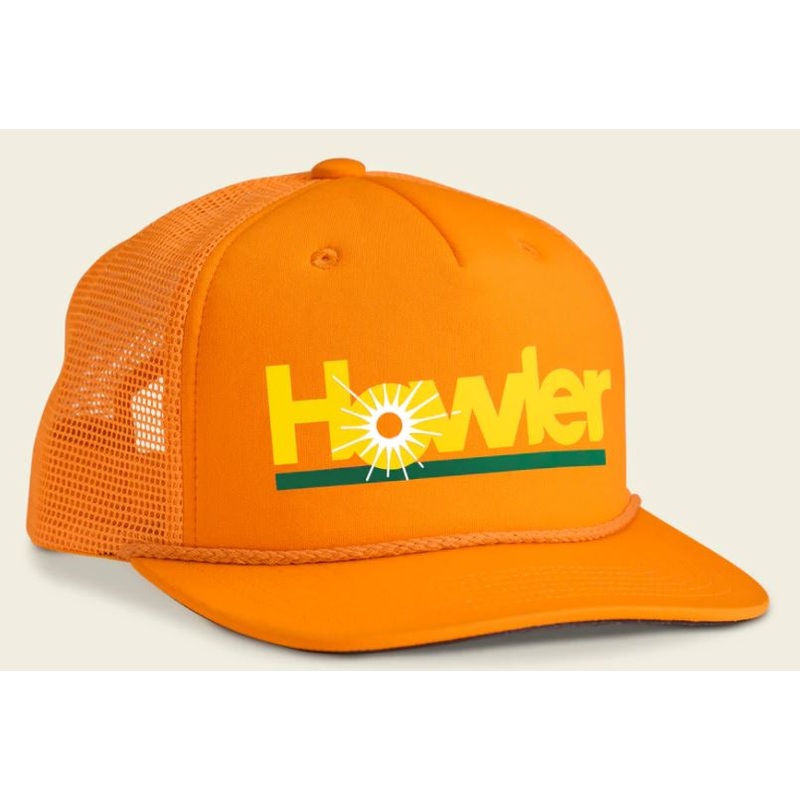 Howler Bros Structured Snapback Hat - Howler Plantain: Orange