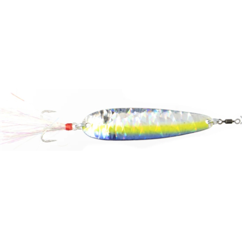 Nichols 4in Lake Fork Flutter Spoon Bombshell Shad 3/4oz