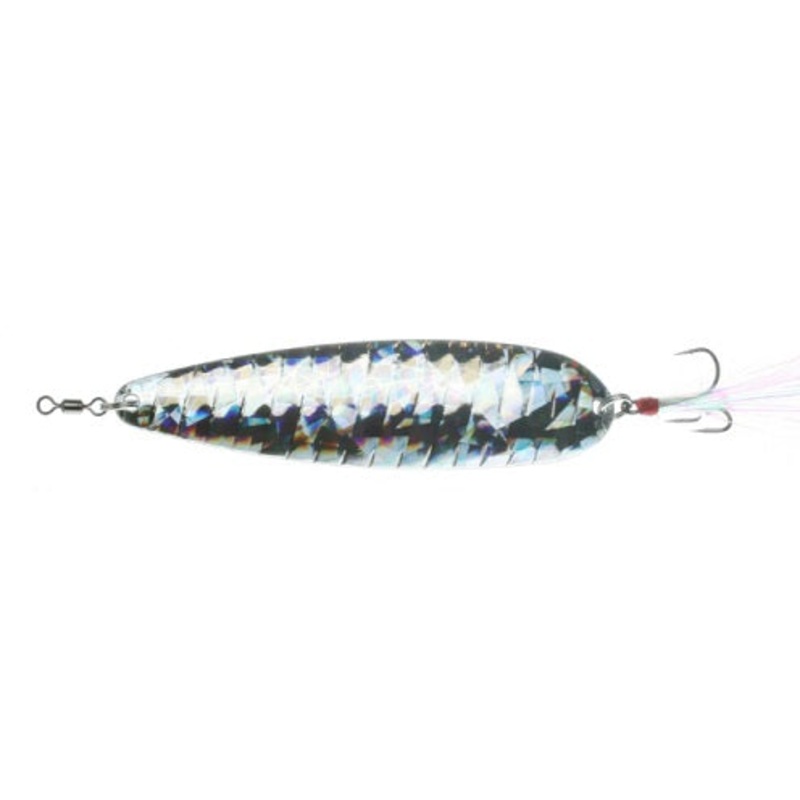 Nichols 4in Lake Fork Flutter Spoon Shattered Glass Scale 3/4oz