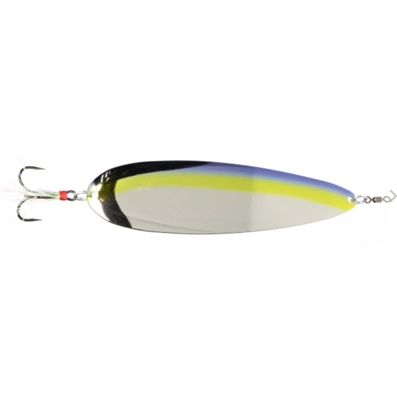 Nichols 8in Ben Parker Magnum Flutter Spoon Bombshell Shad 3.5oz