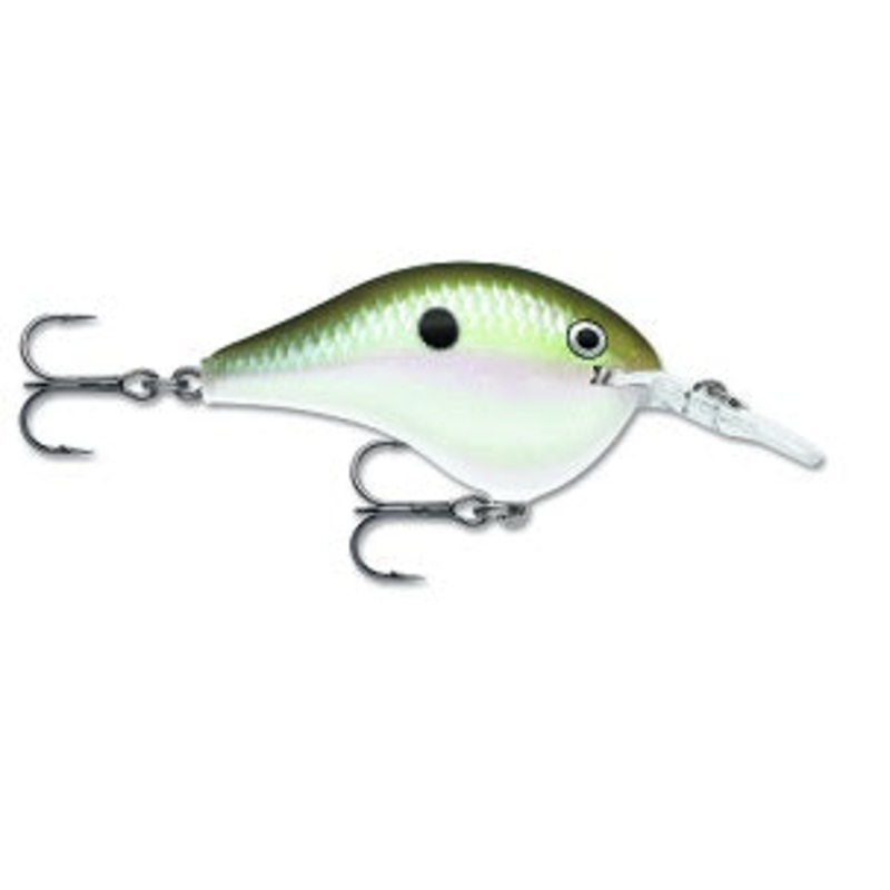 Rapala DT Series 6' 3/8 2" Green Gizzard Shad
