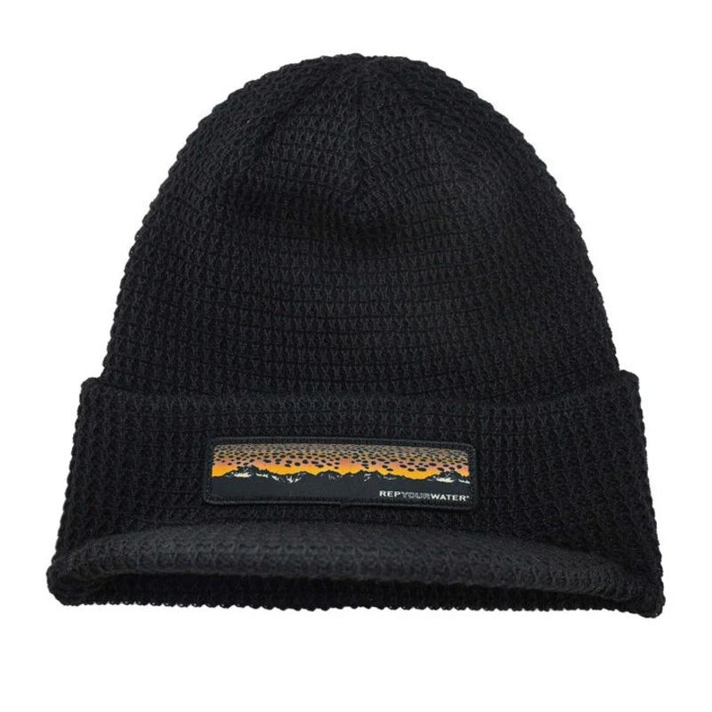 RepYourWater - Brown Trout Mountains Knit Hat