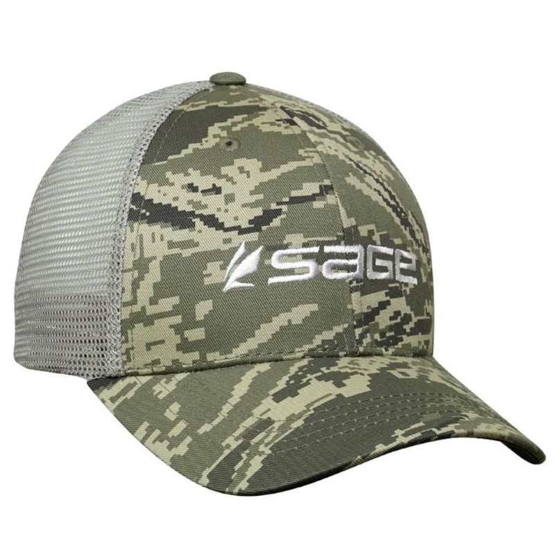 Sage Digi Camo Mesh Back Hat