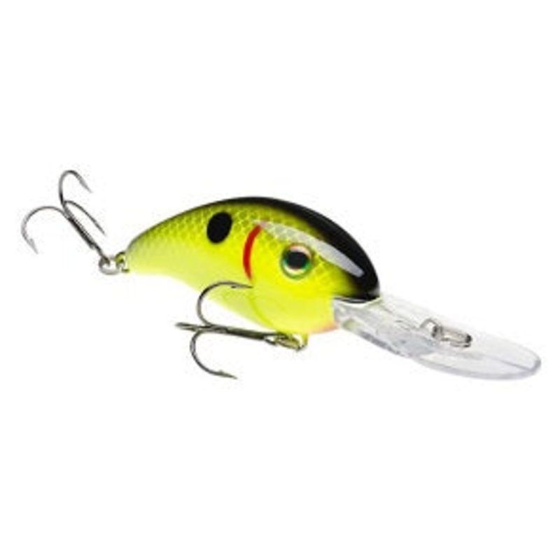 Strike King Series 3XD - 7/16oz 10+ Black Back Chartreuse