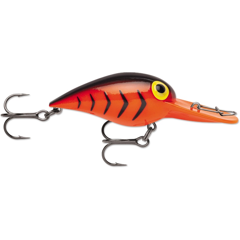 Storm Wiggle Wart 2" 3/8 Fluor Red/Black HB