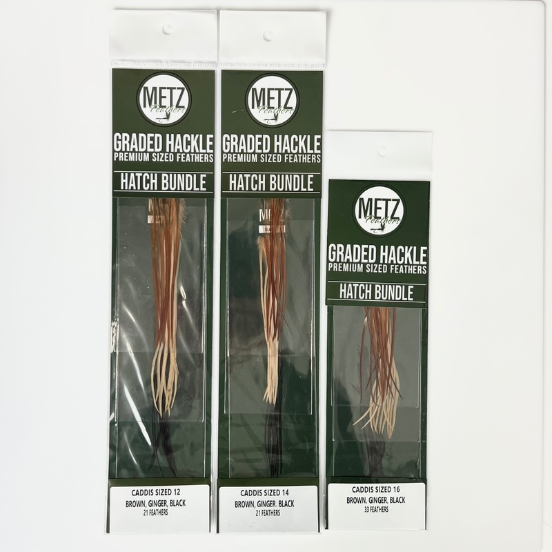 Metz - Hackle Hatch Bundle 3PK - Caddis