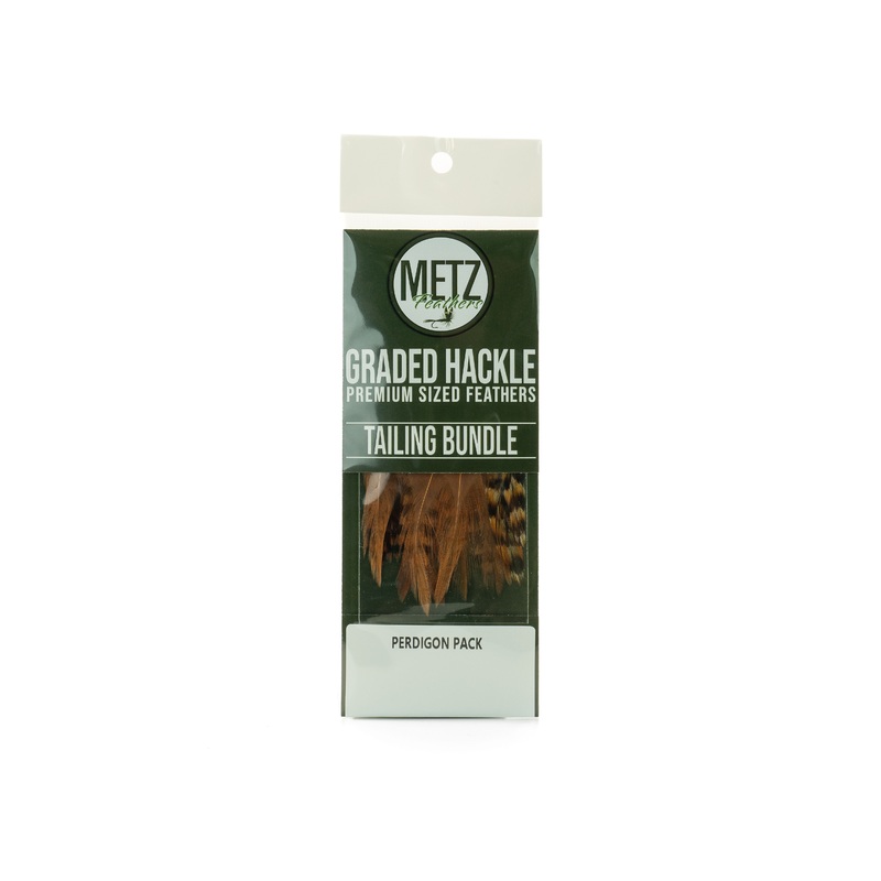 Metz - Hackle Tailing Bundle - Perdigon Pack