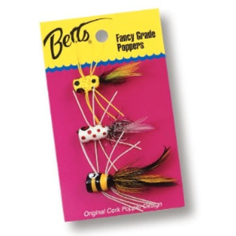 Betts Panfish Popper Value Pack Assortment 3pc