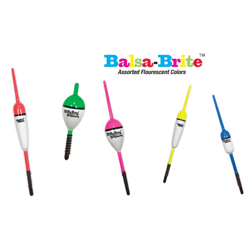 Betts Balsa Spring Float 3/4in 18ct Assorted Brite
