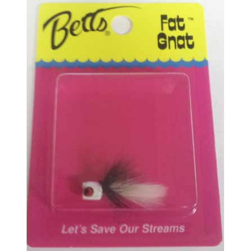 Betts Fat Gnat White/Black Size 12