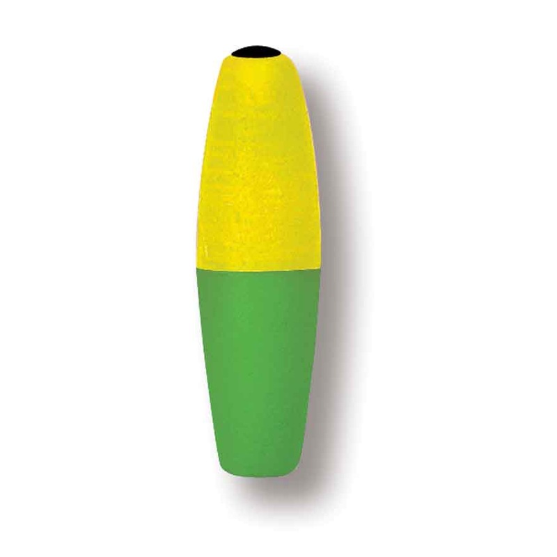 Betts Mr Crappie Slippers 1.50in 3ct Cigar Yellow/Green