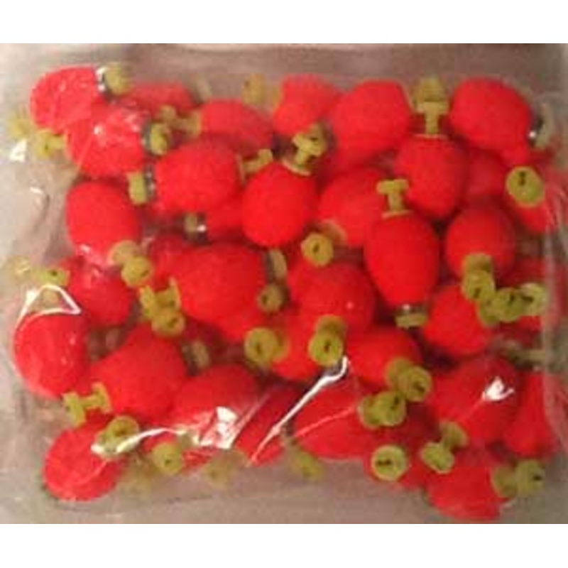 Betts Snap On Weighted Pear 1.00in 50ct Red