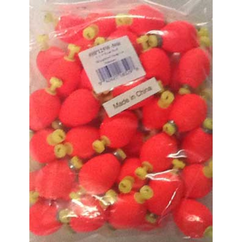 Betts Snap On Weighted Pear 1.25in 50ct Red