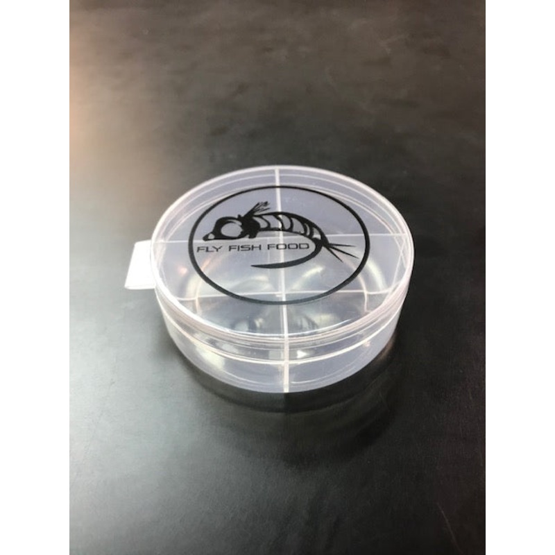 Fly Fish Food Divided Fly Cup with Tethered Lid
